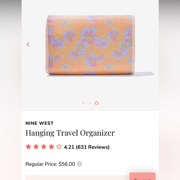 Nine West Handbags - Nine W. hanging travel organizer new with tags and original package